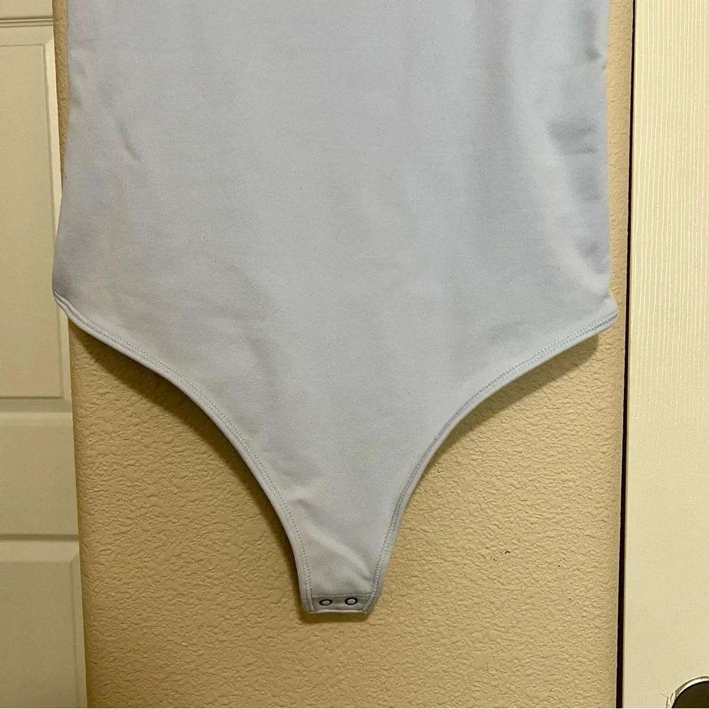 A&F Light Blue Square Neck Bodysuit - Picture 2 of 10